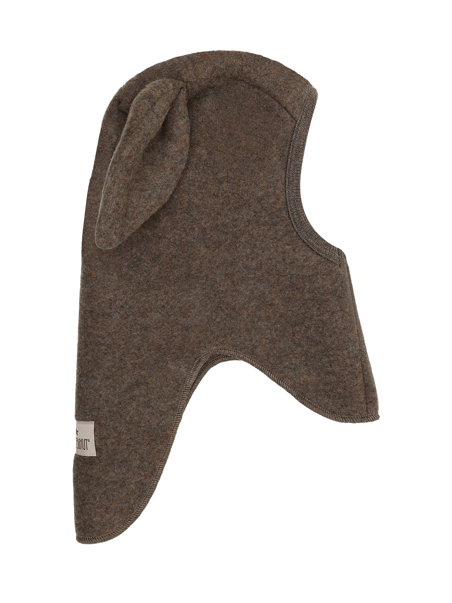 Huttelihut Ears Wool Fleece - Brown Melange